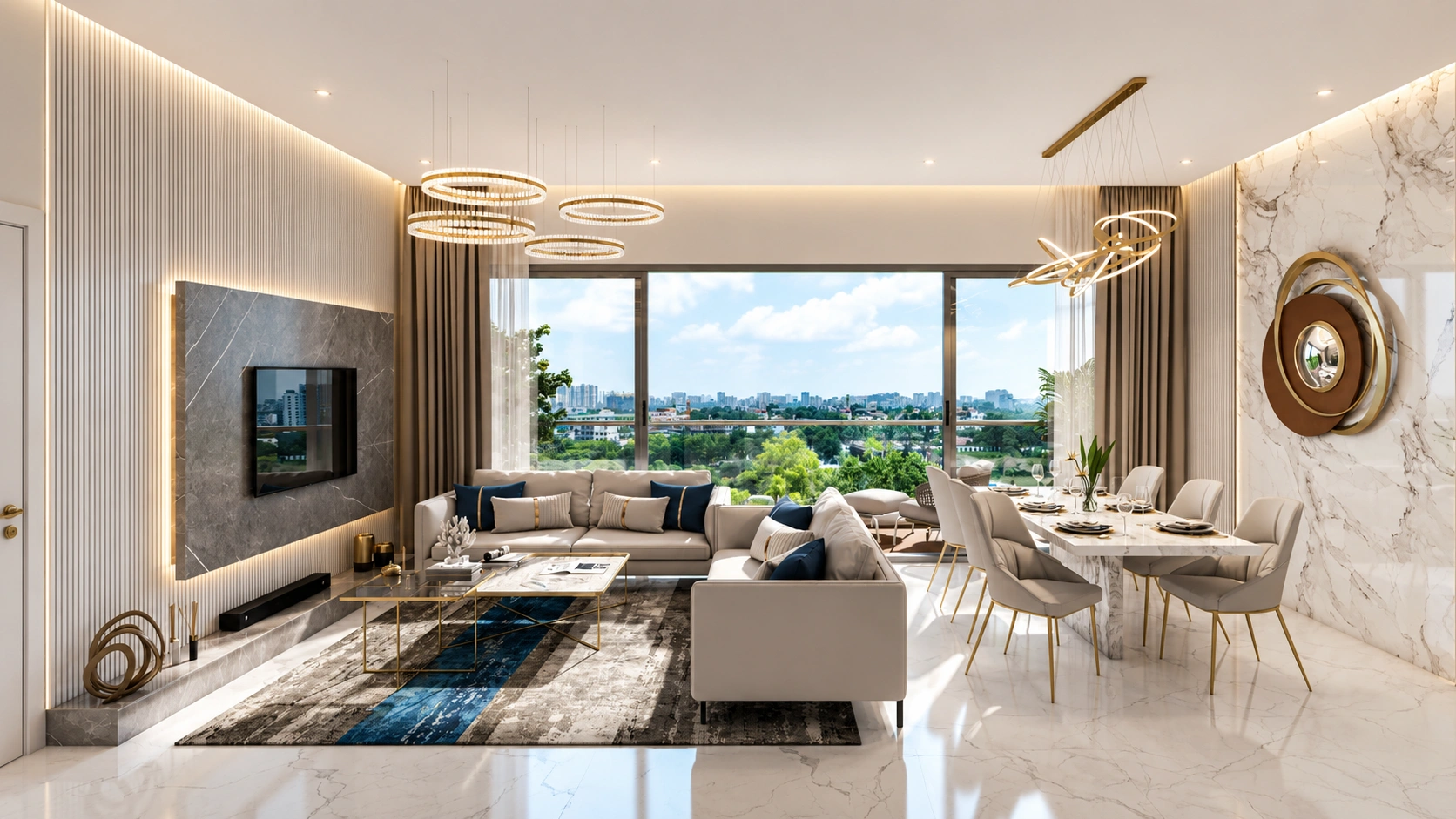 Kalpataru Blossoms premium interior